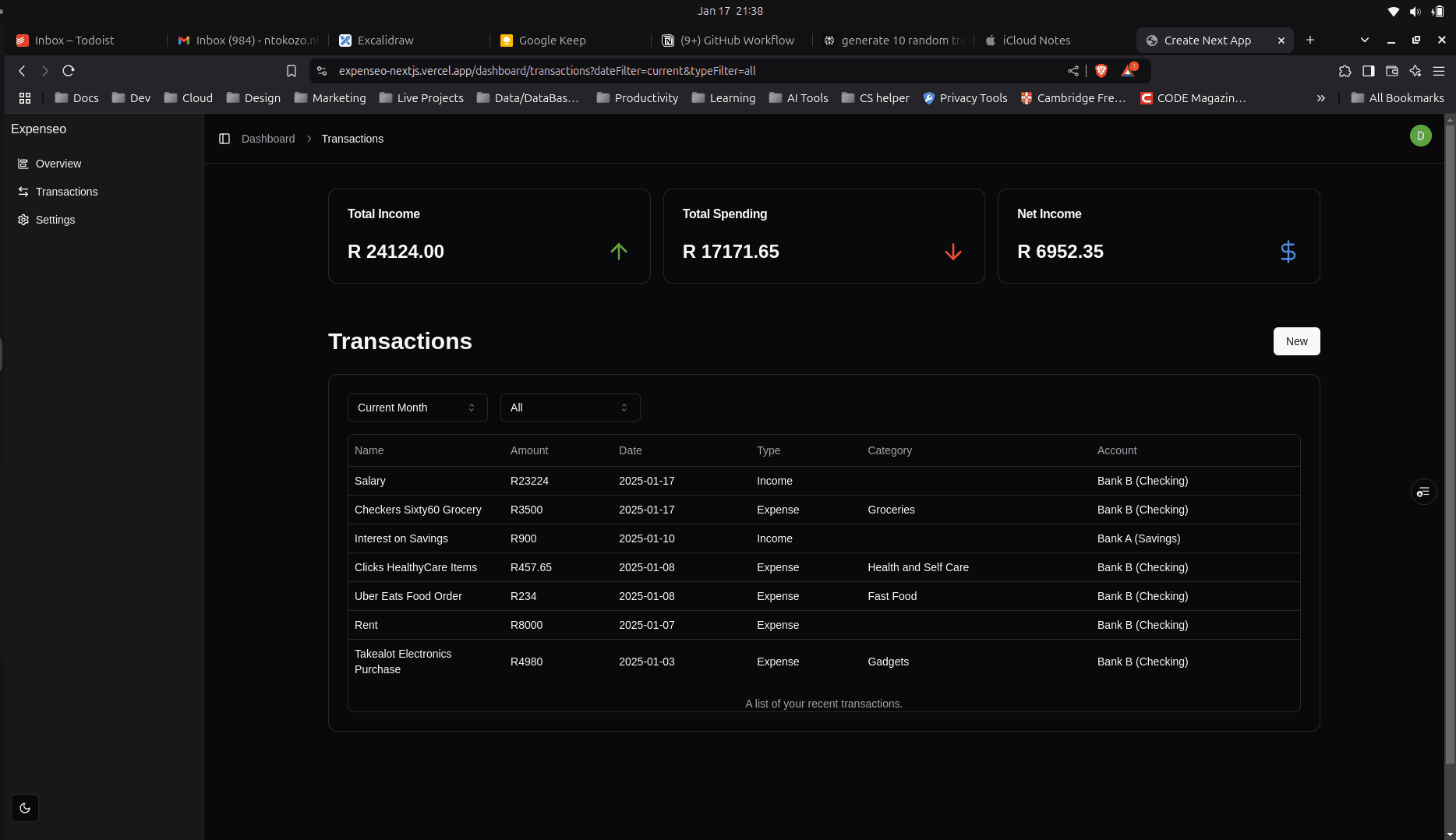 Expenseo preview